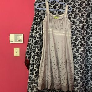 Lovely strapped and embroidered trumpet dress